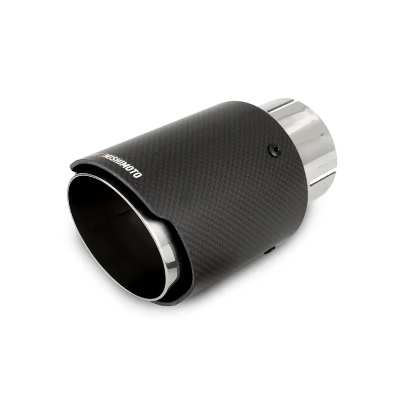 Mishimoto Carbon Fiber Muffler Tip 3In Inlet 4In Outlet Polished 1