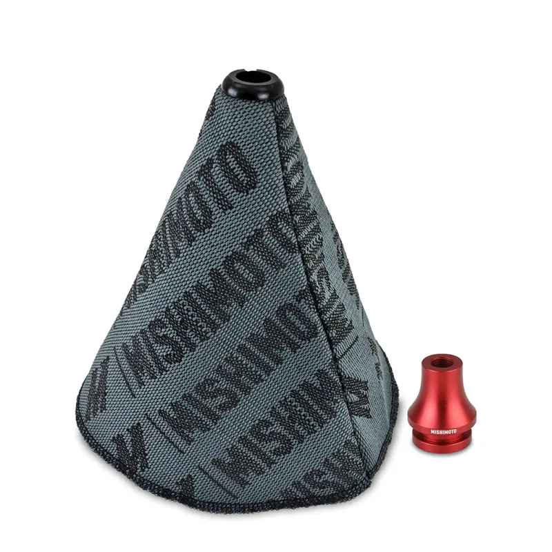 Mishimoto Shift Boot Cover + Retainer/Adapter Bundle M12x1.25 Red 1