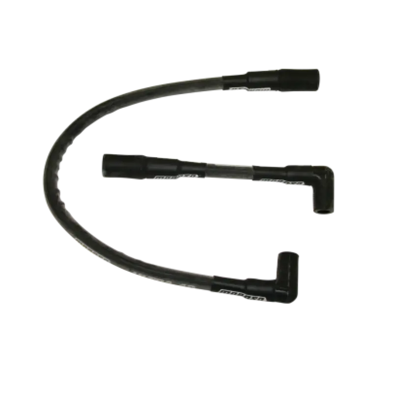 Moroso 00-15 Harley-Davidson Flst/Fxst Sleeved Ultra 40 Wire Set - Black 1