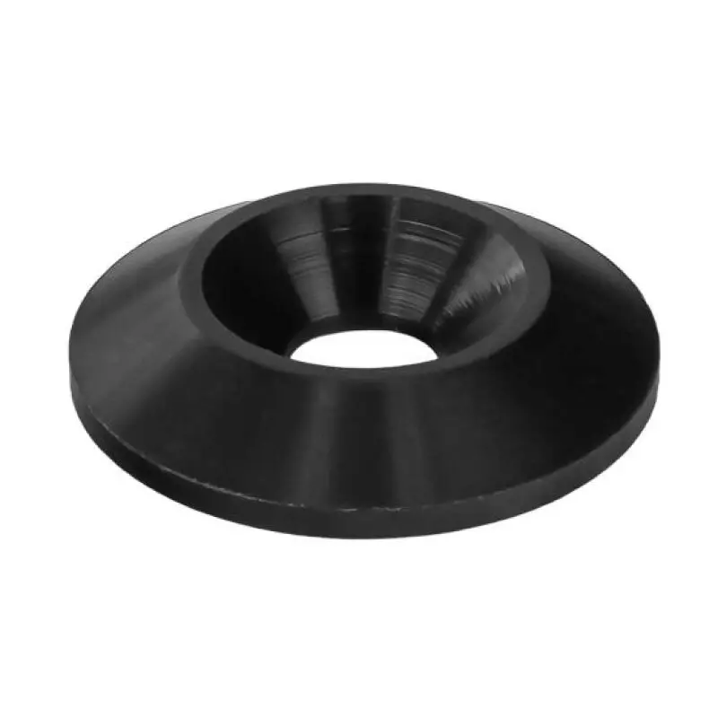 Moroso 1In Taper Washer - Black Anodized (10 Pack W/O Hardware) 1
