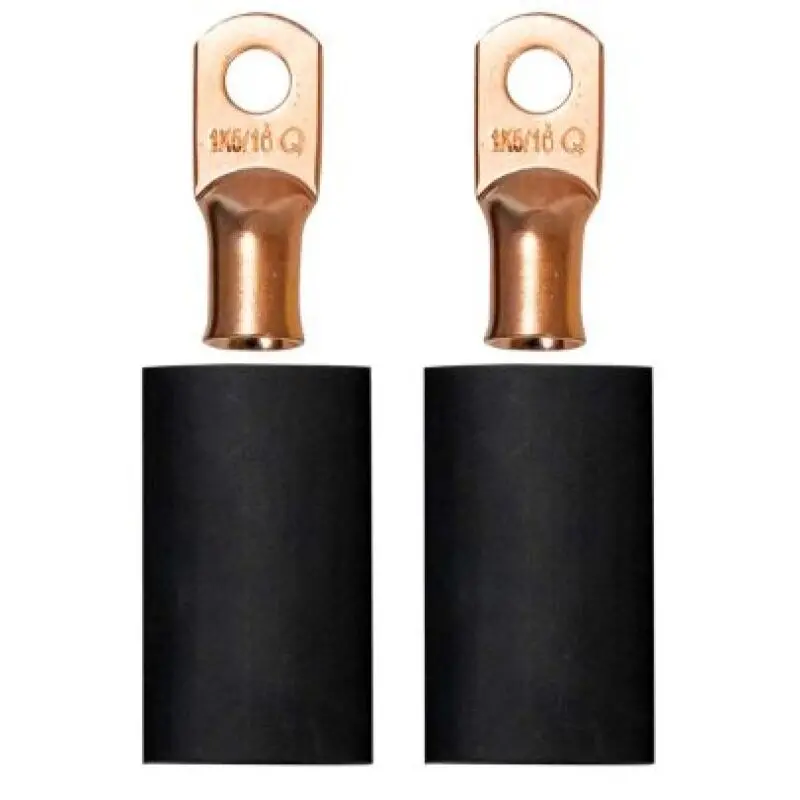 Moroso 5/16In Dia Stud 1 Ga Wire Crimp/Solder Battery Cable Terminal Kit (2 Pack) 1