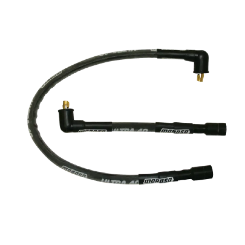 Moroso 85-96 Harley-Davidson Flt/Flht/Flhr/Fltr/Flhs Sleeved Ultra 40 Wire Set - Black 1