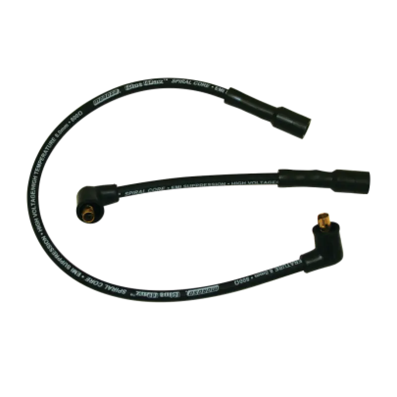 Moroso 85-96 Harley-Davidson Flt/Flht/Flhr/Fltr/Flhs Spiral Core Wire Set - Black 1