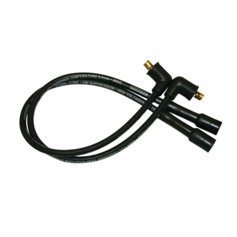Moroso 97-98 Harley-Davidson Flt/Flht/Flhr/Fltr Spiral Core Wire Set - Black 1