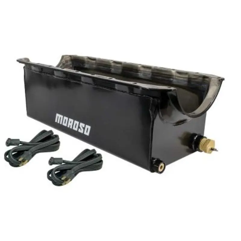 Moroso Bbc Mk Iv Monster Truck 7.75In Deep Wet Sump 9.5 Qt Steel Oil Pan 1