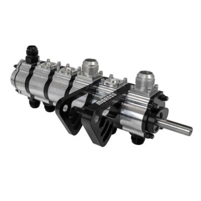 Moroso Big Block Chevy Dual Mount Tri-Lobe 6 Stage 1.200In Ps Dry Sump Oil Pump - Drivers Left Side 1