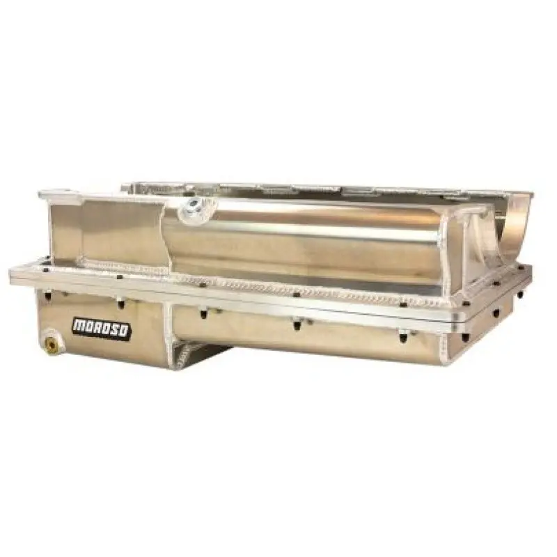 Moroso Brodix 5.00In Bore Bbc 2 Piece Wet Sump Aluminum Oil Pan 1