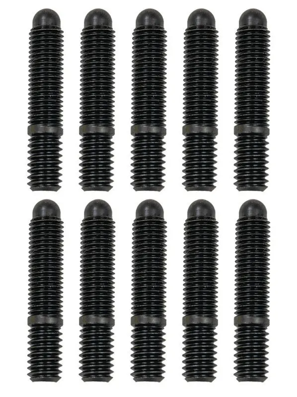 Moroso Bullet Nose Black Ox Studs - 5/16-18 X 5/16-24 X 1 5/8 (10 Pack) 1