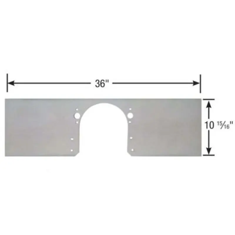 Moroso Chevrolet Big Block 1-Piece Front Motor Plate 1