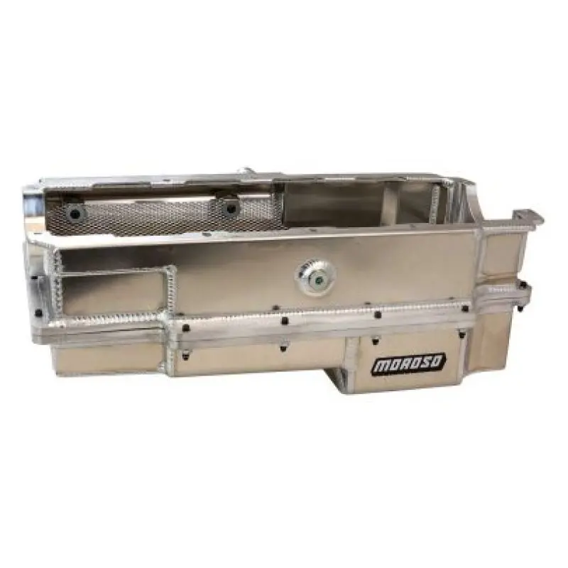 Moroso Cn/Energy Mfg/Drce2 2-Piece Wet Sump Aluminum Oil Pan W/Double Power Kick Outs 1
