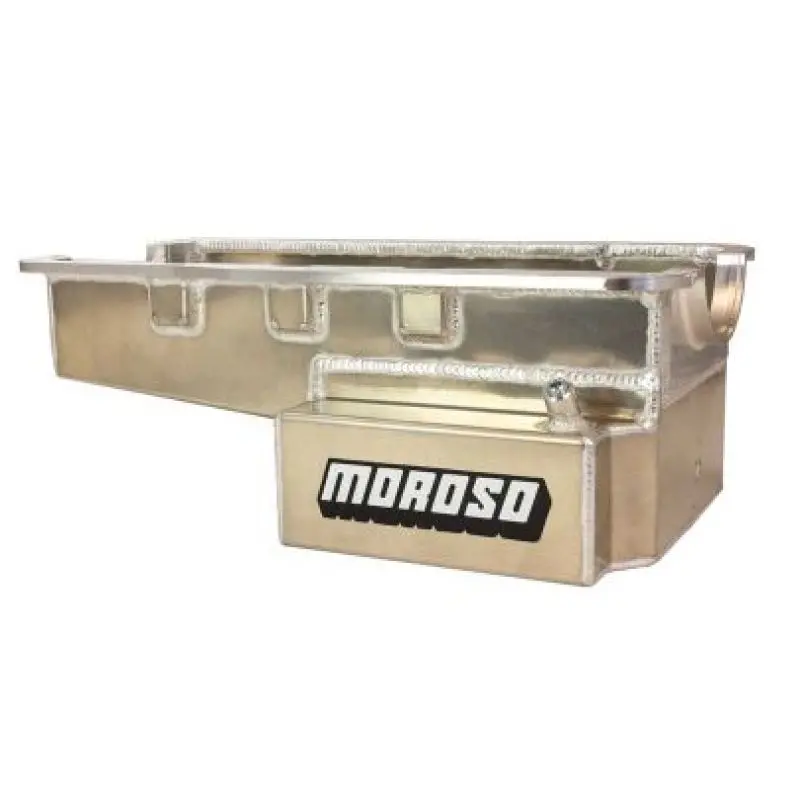 Moroso Ford 289-302 Road Race Baffled Front Sump 8In Deep Aluminum Oil Pan 1