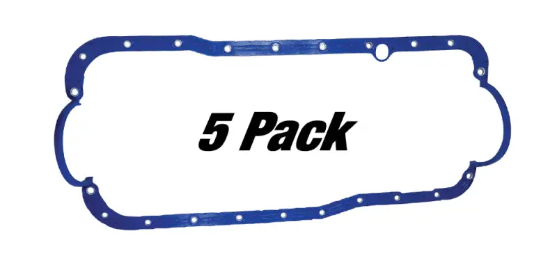 Moroso Ford 351W Late Model Oil Pan Gasket - One Piece - Reinforced Steel (5 Pack) 1