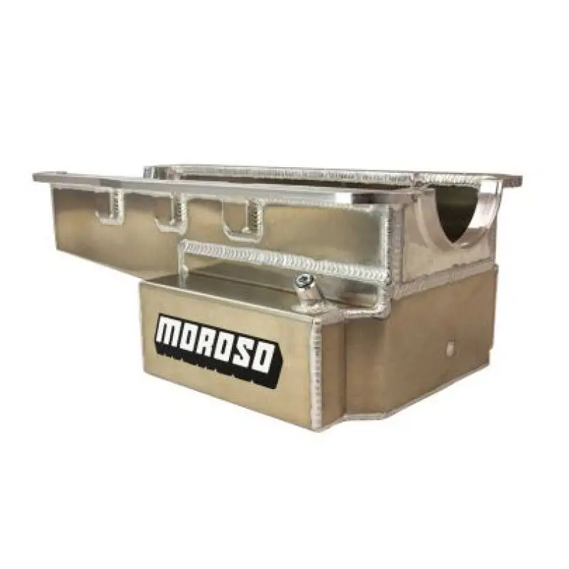 Moroso Ford 351W Road Race Baffled Front Sump 8In Deep Aluminum Oil Pan 1