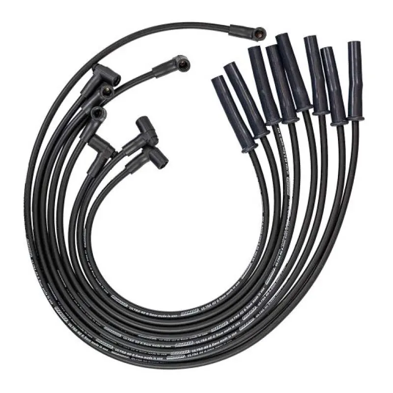 Moroso Gm Bbc 366-454 Hei-Style W/Coil In Cap Ultra 40 8.5Mm Multi-Angle Spark Plug Wire Set - Blk 1