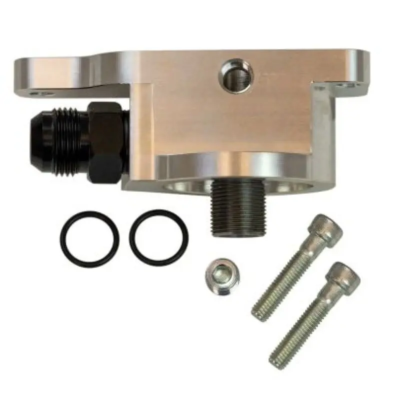 Moroso Gm Ls External Input Accumulator Inlet Inbound Rail Spin On Oil Filter Adapter 1