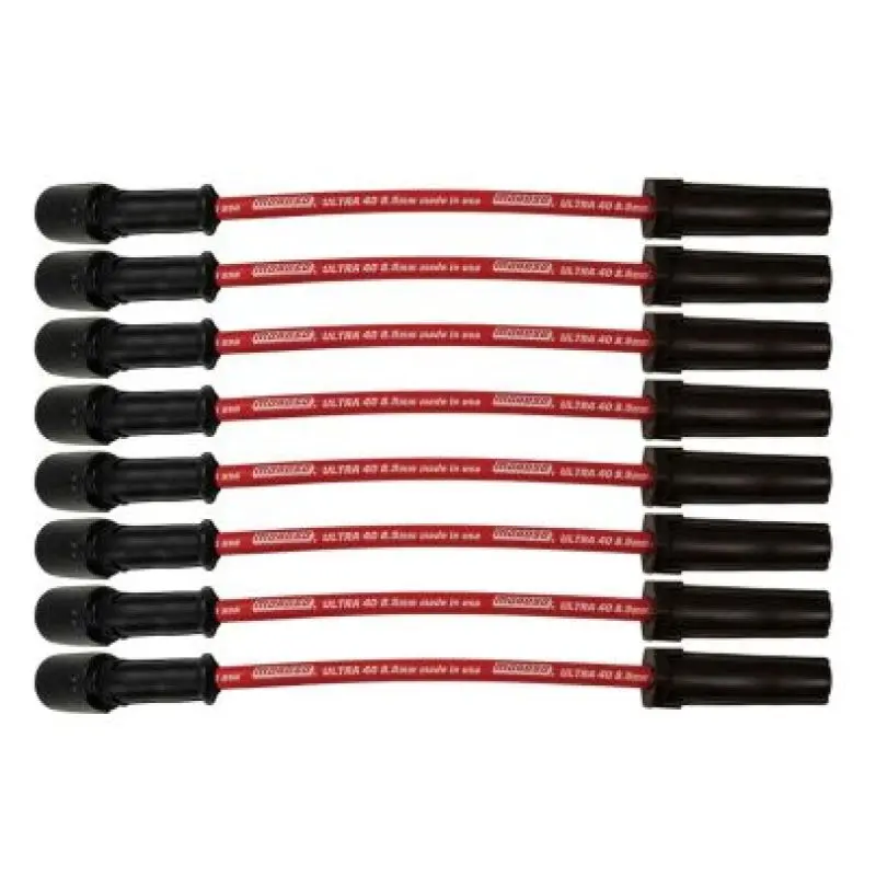 Moroso Gm Ls/Lt 8.5Mm Ultra 40 11In Long Wire Set W/O Alum Heatshield - Red 1