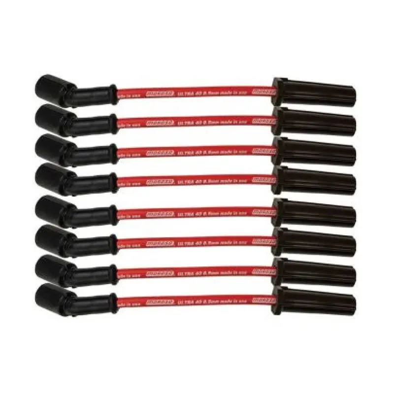 Moroso Gm Ls/Lt 8.5Mm Ultra 40 9.75In Long Wire Set W/O Alum Heatshield - Red 1