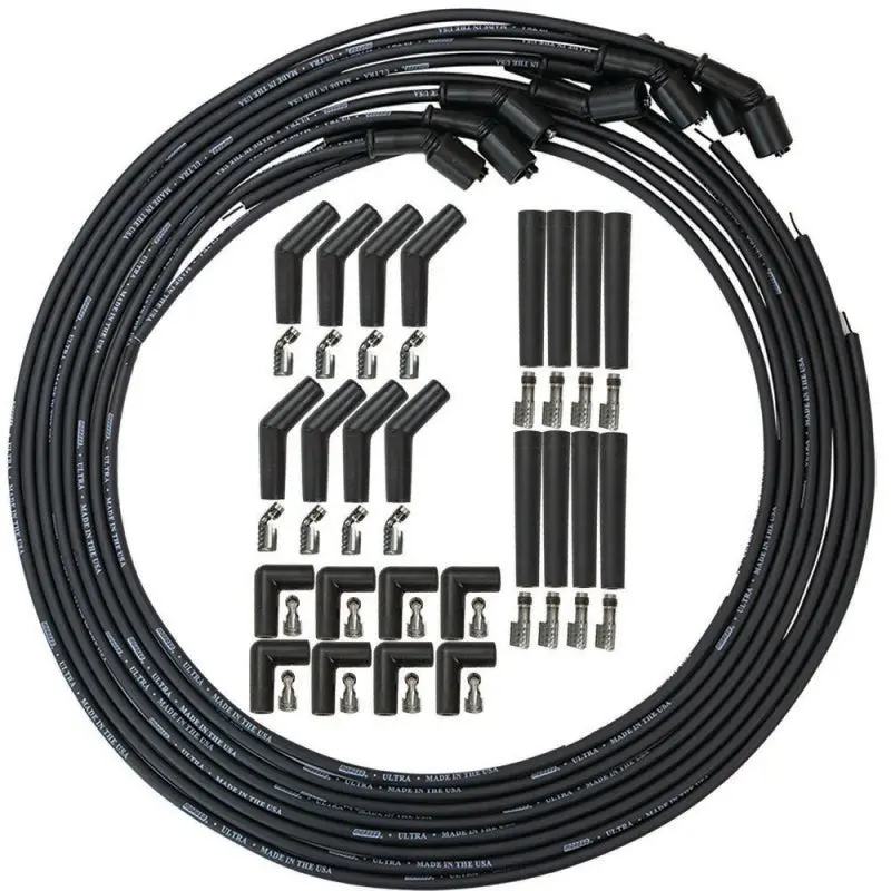 Moroso Gm Ls/Lt 8Mm Ultra 350 Universal Wire Set W/90/135/Straight Plug Ends 1
