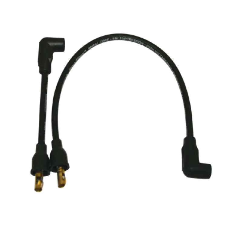 Moroso Harley-Davidson 80-84 Fl / 84-99 Fxst/Flst /91-98 Fxd Spiral Core Wire Set - Black 1