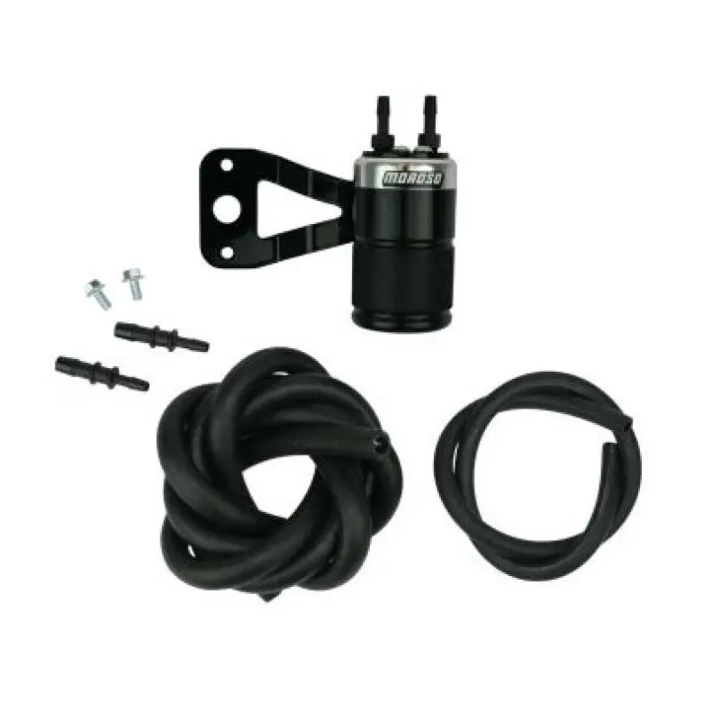 Moroso Harley-Davidson 88-16 Evo Twin Cam Sportster Air Oil Separator - Black & Polished 1