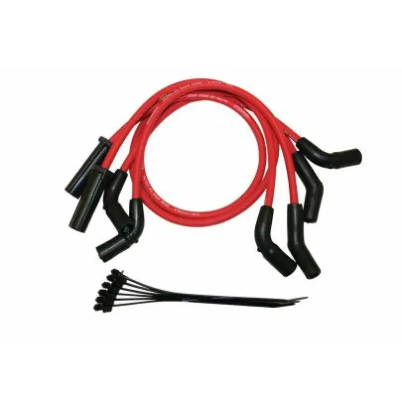 Moroso Harley-Davidson Milwaukee 8.65 Spiral Core Wire Set - Red 1