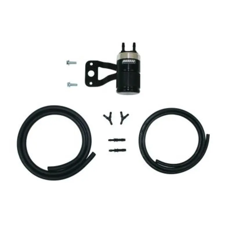 Moroso Harley-Davidson Milwaukee 8/Touring Models (W/Stk Air Cleaner) Air Oil Separator-Blk & Polish 1
