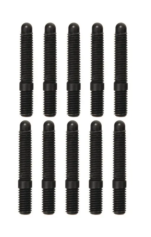 Moroso M6-1.00 X 38Mm Black Oxide Bullet Nose Stud Kit - 10 Pack 1