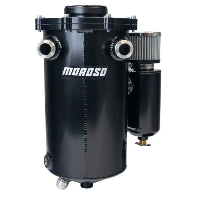 Moroso Pro Mod 7In Diameter 7Qt Black Pc Dry Sump Tank 1