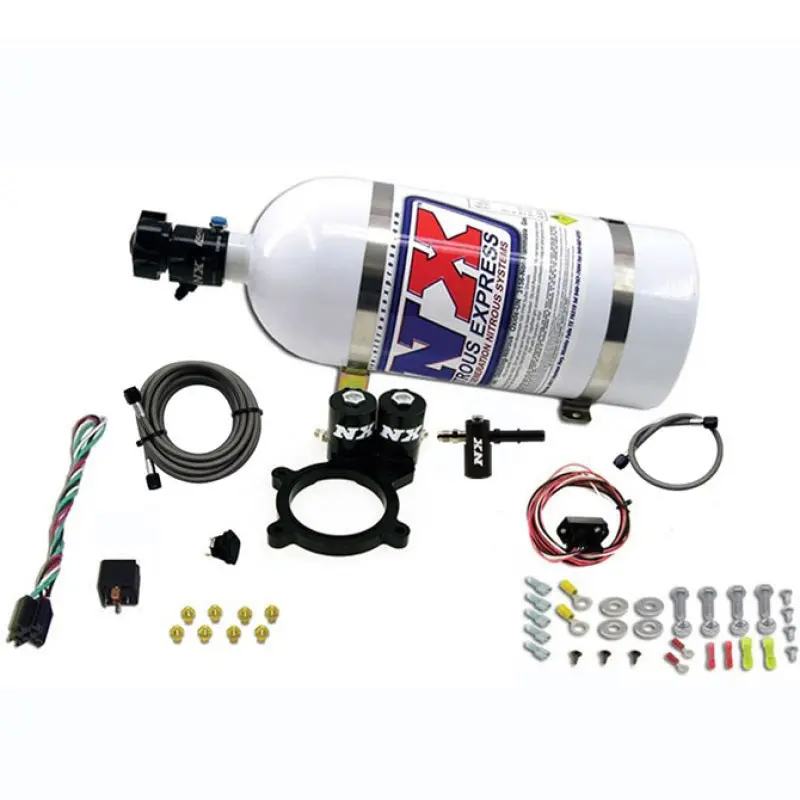 Nitrous Express 2021+ Ford F-150 5.0L Coyote Truck Nitrous Plate System 10Lb Bottle 1