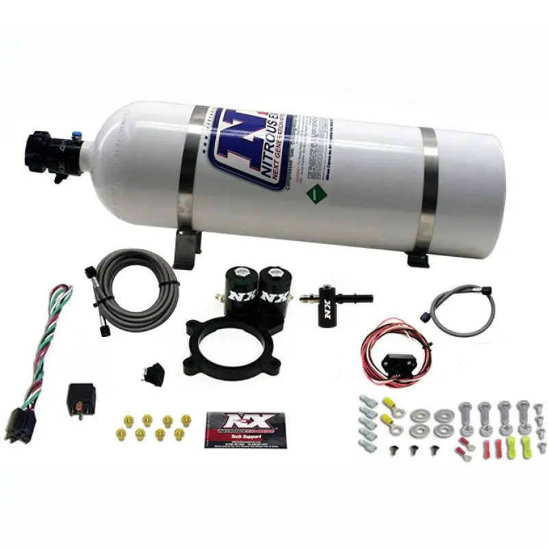 Nitrous Express 2021+ Ford F-150 5.0L Coyote Truck Nitrous Plate System 15Lb Bottle 1