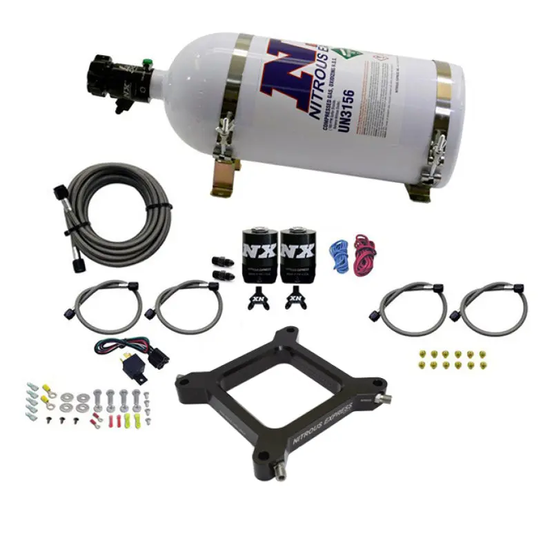 Nitrous Express 4150 Assassin Plate Stage 6 Alcohol 50-300Hp (10Lb Bottle) 1