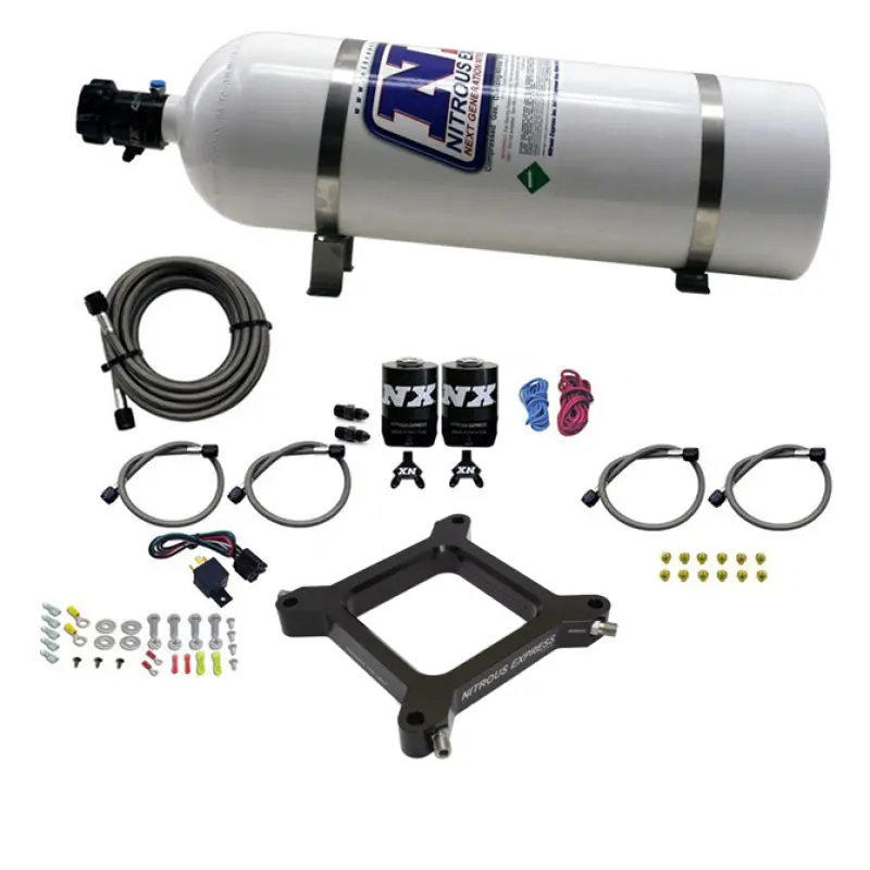 Nitrous Express 4150 Assassin Plate Stage 6 Alcohol 50-300Hp (15Lb Bottle) 1
