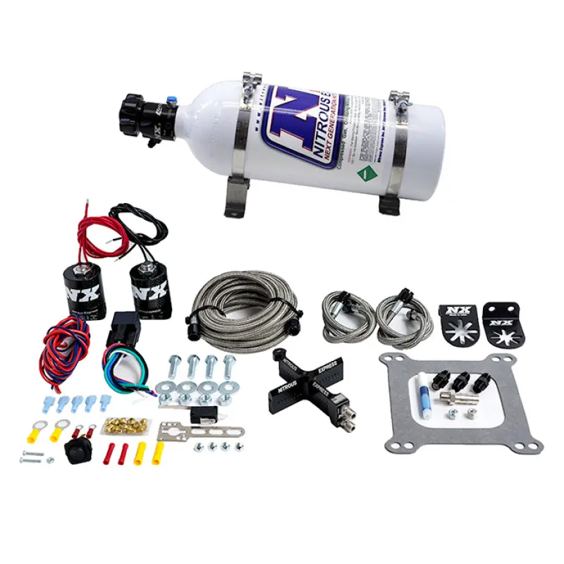 Nitrous Express 4150 Covert Crossbar Plate System Pro Power 100-500Hp (5Lb Bottle) 1