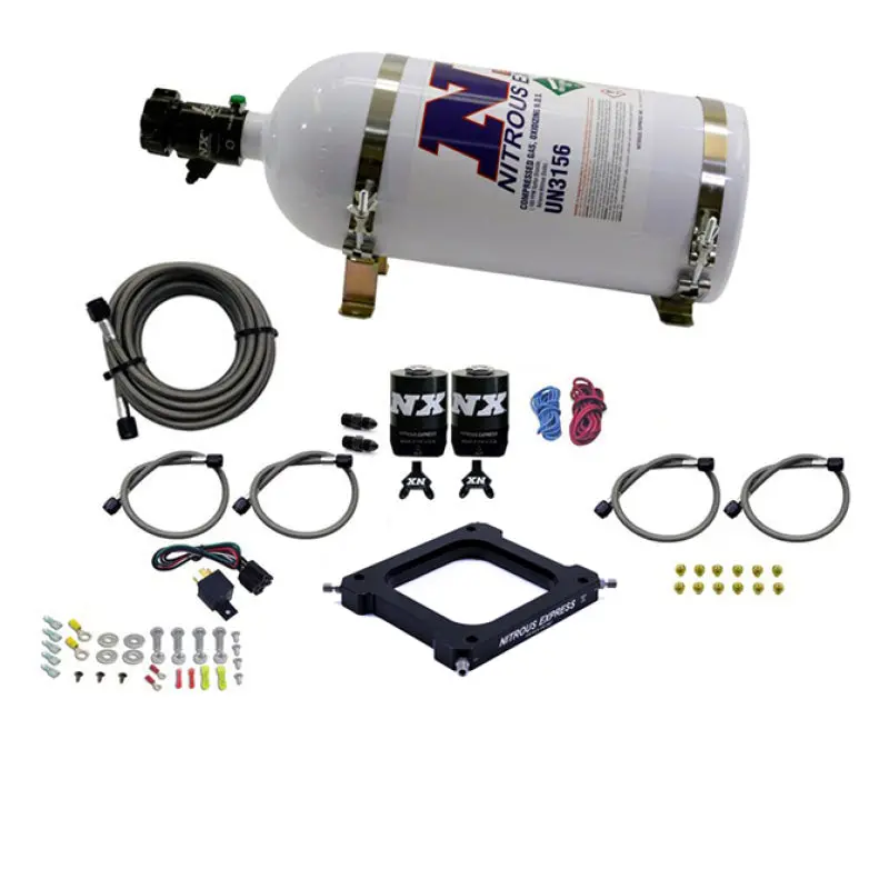 Nitrous Express 4500 Assassin Plate System Stage 6 Alcohol 100-300Hp (10Lb Bottle) 1