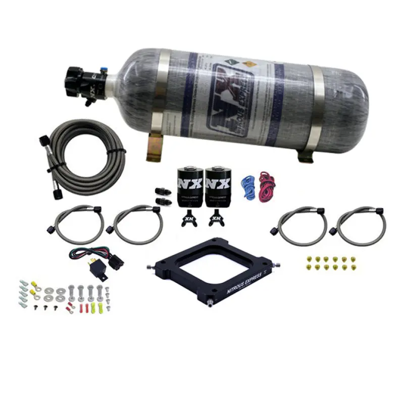 Nitrous Express 4500 Assassin Plate System Stage 6 Alcohol 100-300Hp (12Lb Bottle) 1