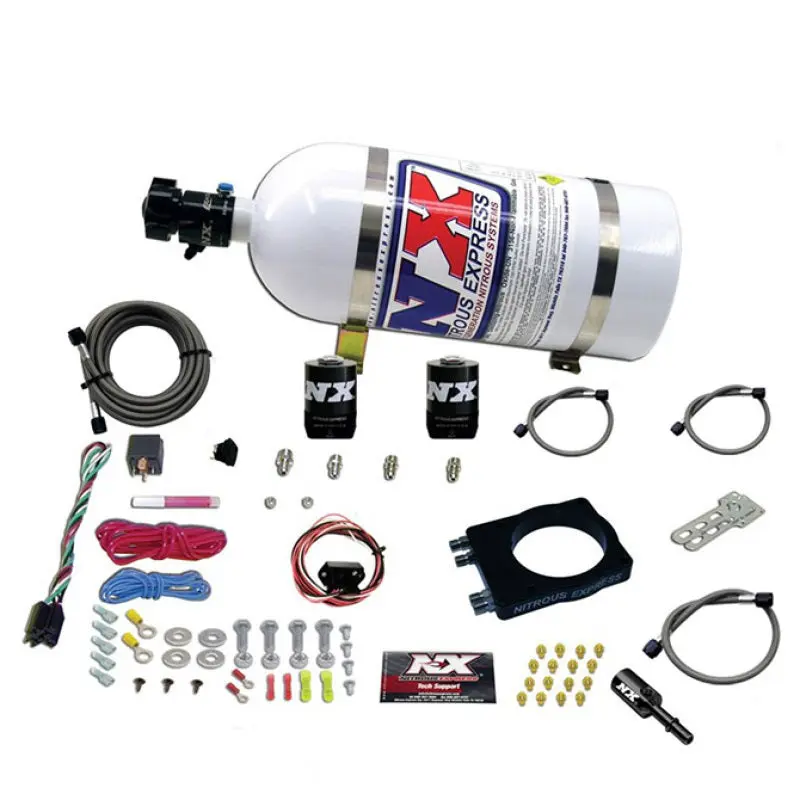 Nitrous Express 90Mm Hemi Plate System (50-400Hp) W/10Lb Bottle 1