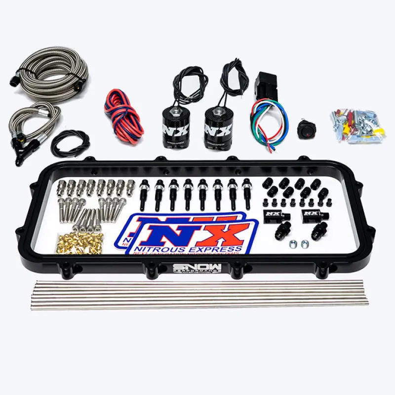Nitrous Express Holley Hi-Ram Dry Direct Port Plate Nitrous System W/O Bottle 1