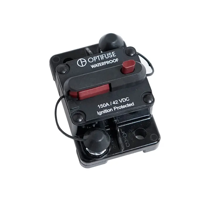 Nitrous Express Surface Mount Manual Reset 150A 42 Vdc Circuit Breaker 1