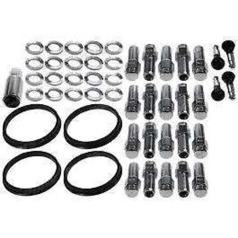Race Star 12Mm X 1.5 1.38In Shank W/ 13/16In Head Closed End Lug Kit - 20 Pk 1