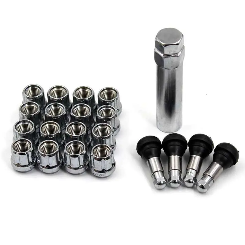 Race Star 5/8In Stud Lug Hole Insert W/ 5/8In Open 60 Deg Conical Seat Lugs (Set Of 10) 1