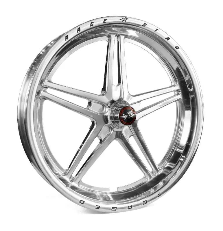 Race Star 63 Pro Forged 17X2.4 Anglia/Strange Spindle Mount 1.13In. Bs Wheel - Polished 1