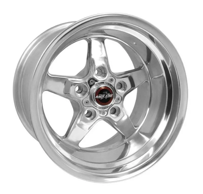 Race Star 92 Drag Star 15X10.00 5X4.75Bc 4.50Bs Direct Drill Polished Wheel 1