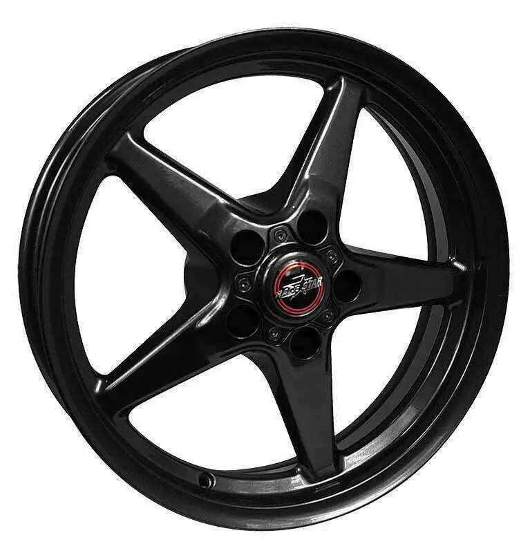 Race Star 92 Drag Star 17X4.50 5X5.00Bc 1.75Bs Direct Drill Gloss Black Wheel 1