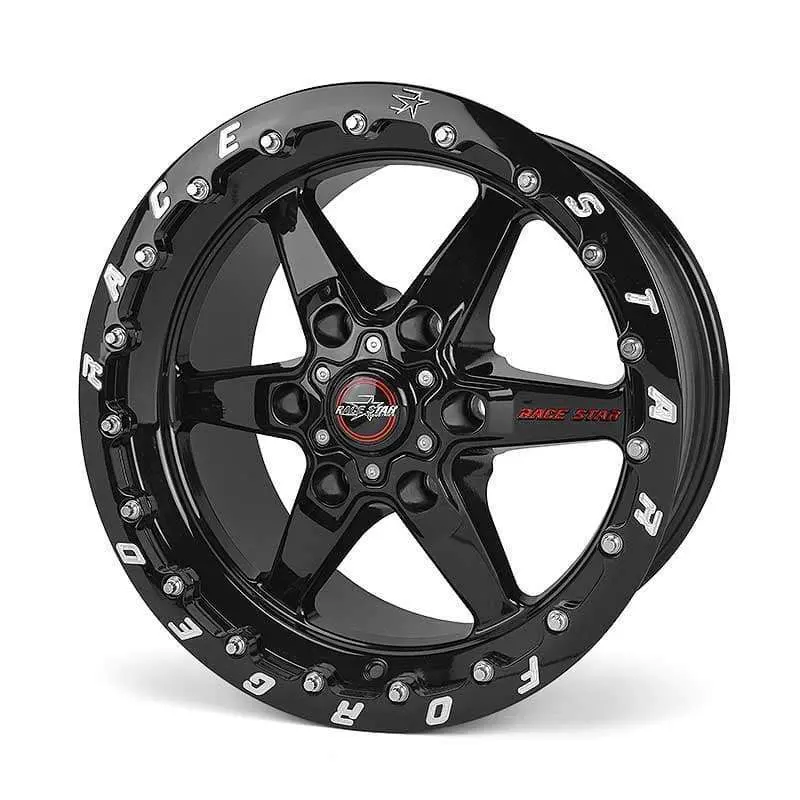 Race Star 93 Truck Star 17X9.50 6X5.50Bc 6.125Bs Gloss Black Wheel - Single Beadlock 1
