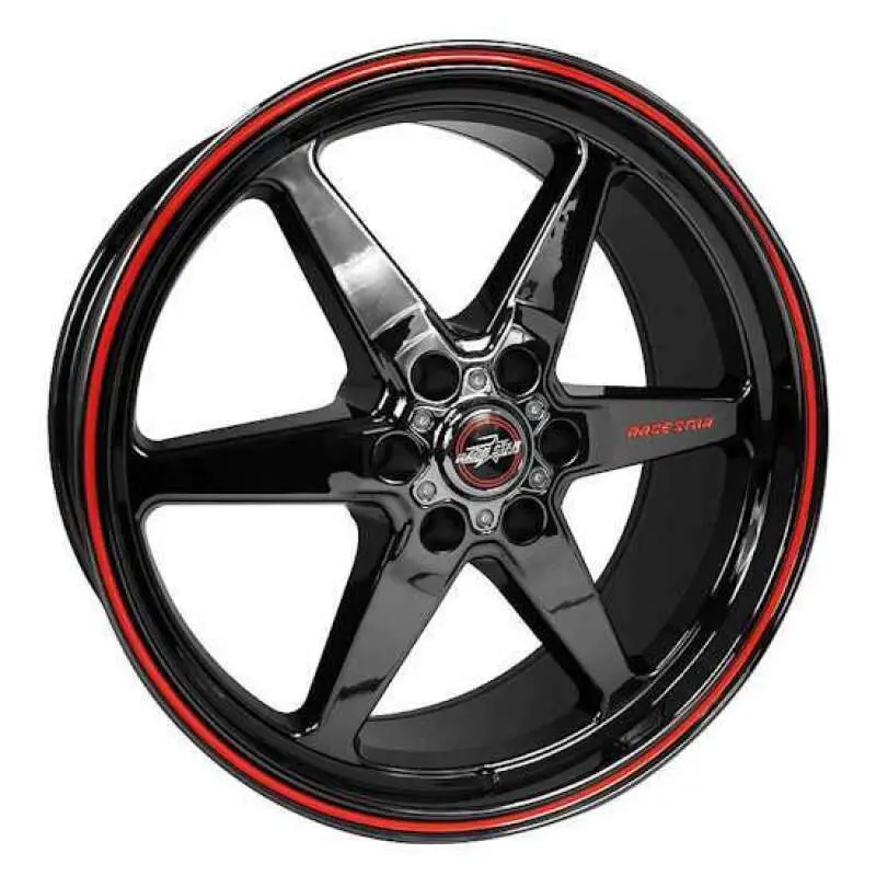 Race Star 93 Truck Star 20X9.00 6X5.50Bc 5.92Bs Direct Drill Dark Star Gloss Black Wheel 1