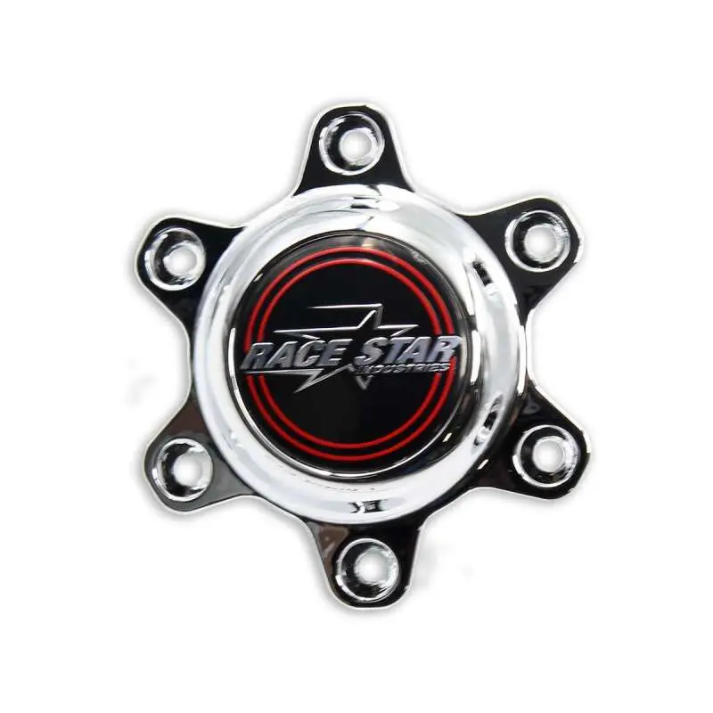 Race Star 93 Truck Star Chrome Plastic Cap W/ Medallion & Screws 1