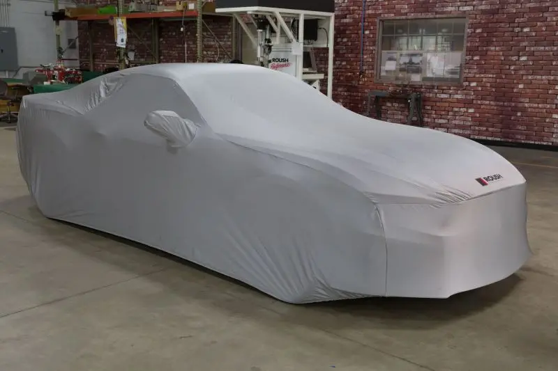 Roush 2015-2019 Ford Mustang Satin Stretch Indoor Car Cover 2