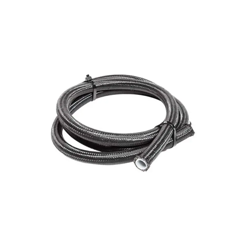 Snow Performance 12 Black Nylon Braided Stainless Ptfe Hose - 5Ft 1