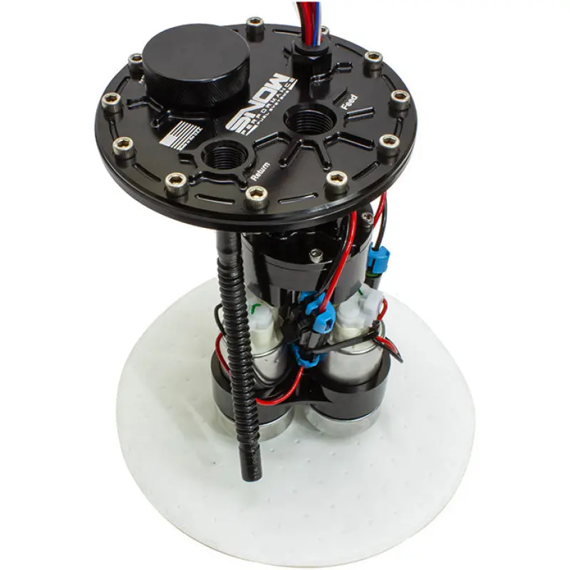 Snow Performance Universal 15-20 Gallon 12 Hole Fuel Cell Hat Xtreme Version (3 Pump) 1