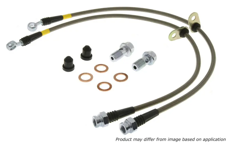 Stoptech 04-06 Pontiac Gto Stainless Steel Front Brake Line Kit 2